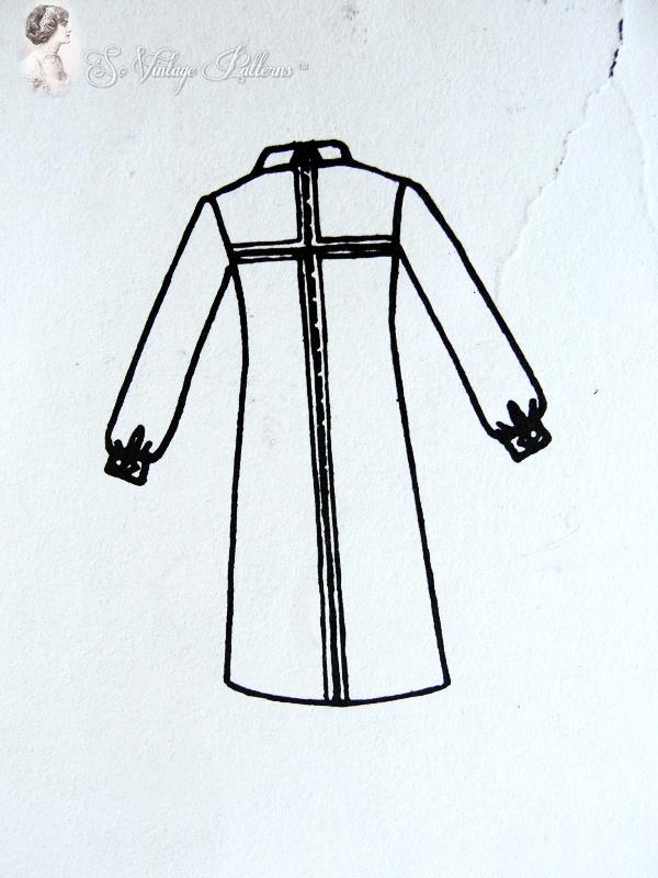 1960s CLASSY Molyneux Slim Dress Pattern VOGUE Paris Original 1734 Bust 34 Vintage Sewing Pattern FACTORY FOLDED