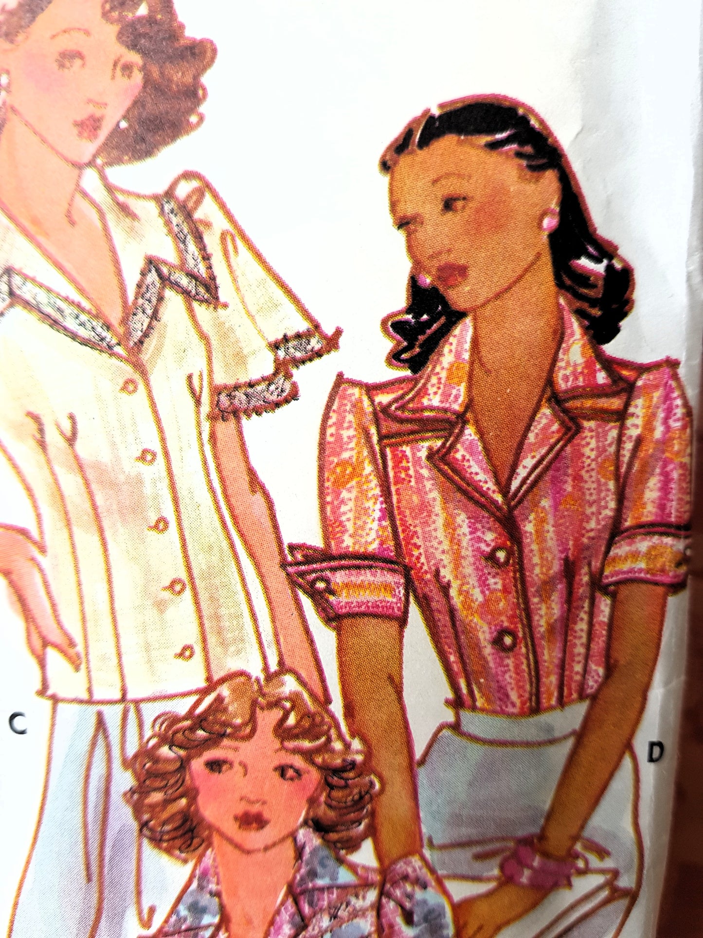 1970s VINTAGE Jane Tise Designer For Sweet Baby Jane, Set of Blouses Pattern BUTTERICK 4098 Bust 34 Vintage Sewing Pattern