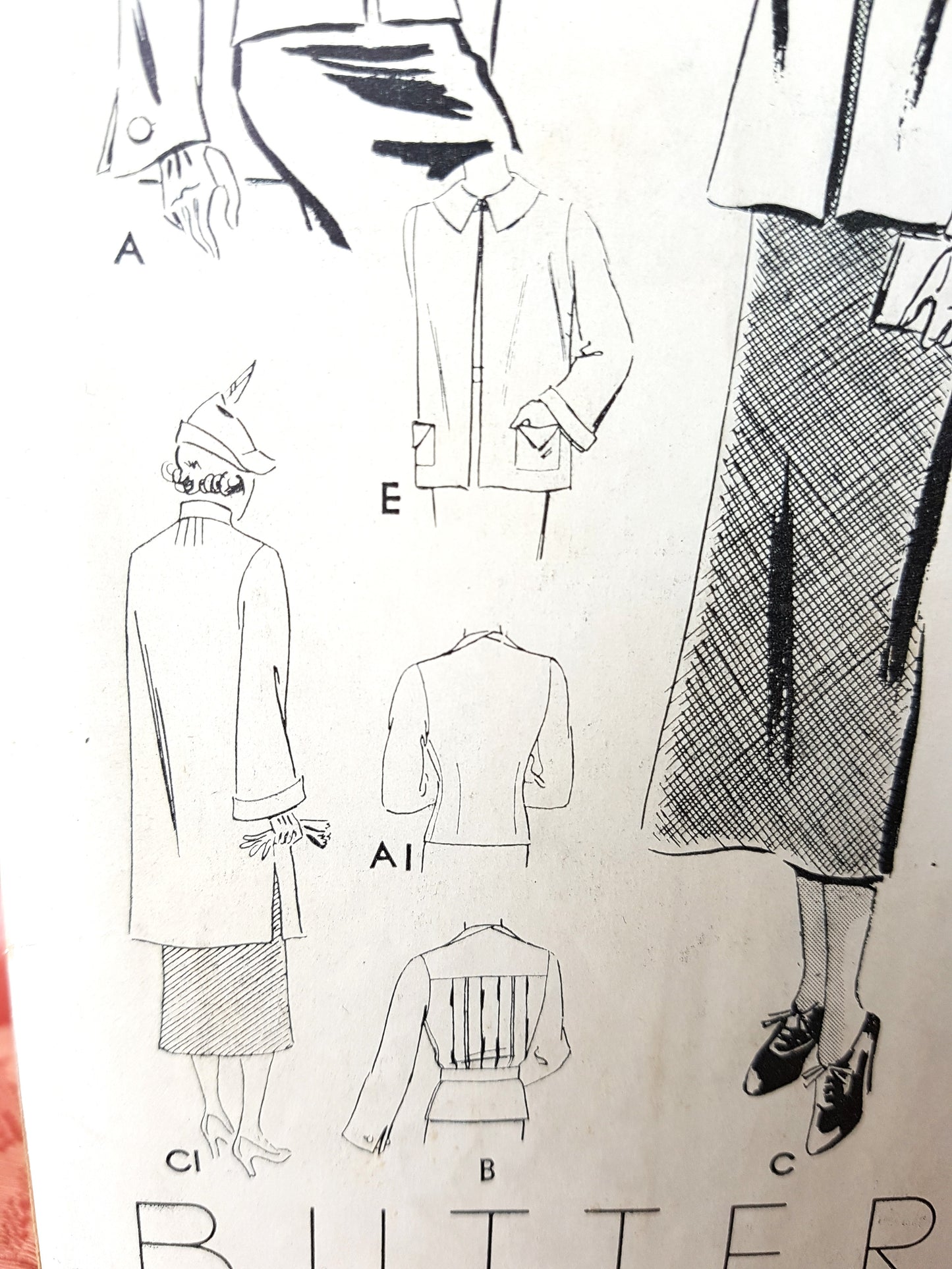 1930s ART DECO Set of Jackets Pattern BUTTERICK 6660 Three Fabulous styles, Stunning Design Details, Bust 36 Vintage Sewing FACTORY FOLDED
