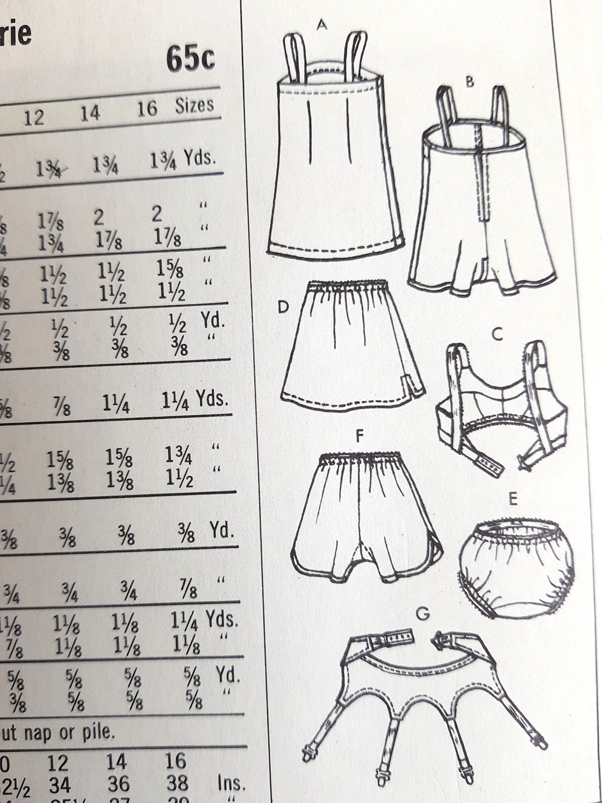 1960s FABULOUS Lingerie Wardrobe Pattern McCALL'S 9176 Size 8 Vintage Fashion Sewing Pattern FF