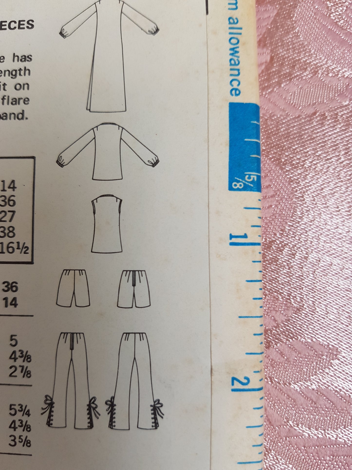 1960s MOD Micro-Mini to Maxi Lace-Up Dress, Pants and Shorts Pattern BUTTERICK 5732 Cute Styles Bust 31 Vintage Sewing Pattern FF