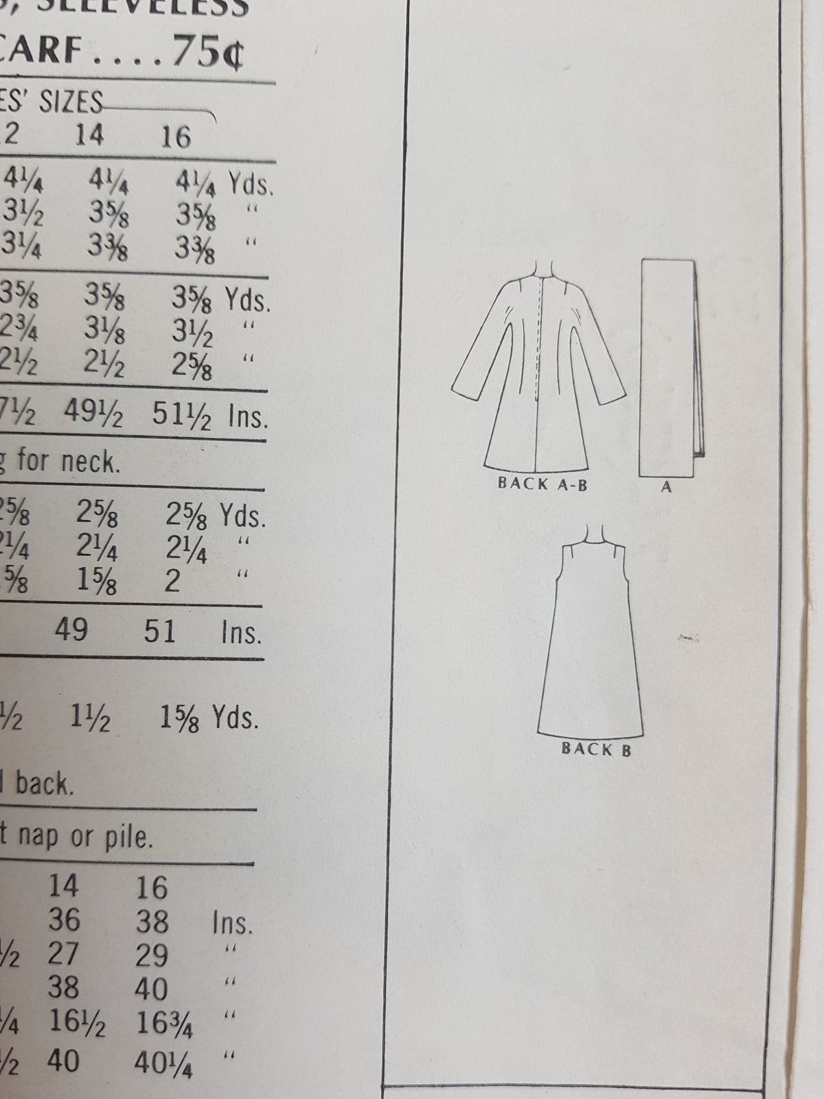 MOD 1960s Dress,Scarf ,Sleeveless Coat Pattern McCalls 2101 Bust 38 Vintage Sewing Pattern FF
