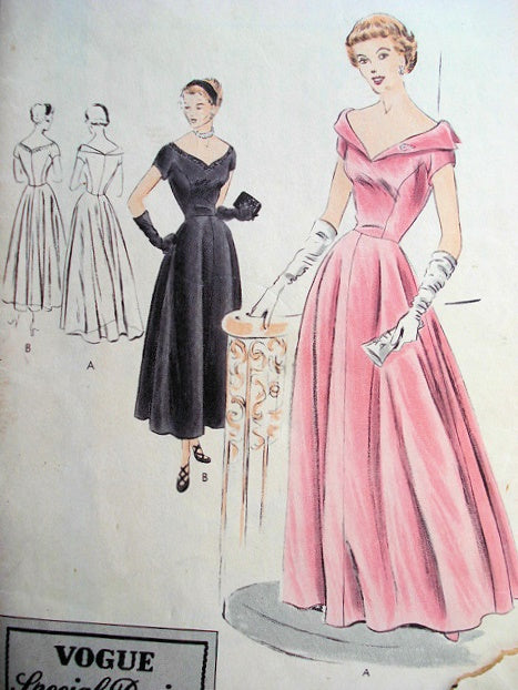 1940s fashion evening dresses BEAUTIFUL Gown or Party Dress Pattern Vogue Special Desi – So Vintage Patterns Package:Yantang jacquard cloud shoulder only 3863 The Ultimate Guide to and everyday confidence