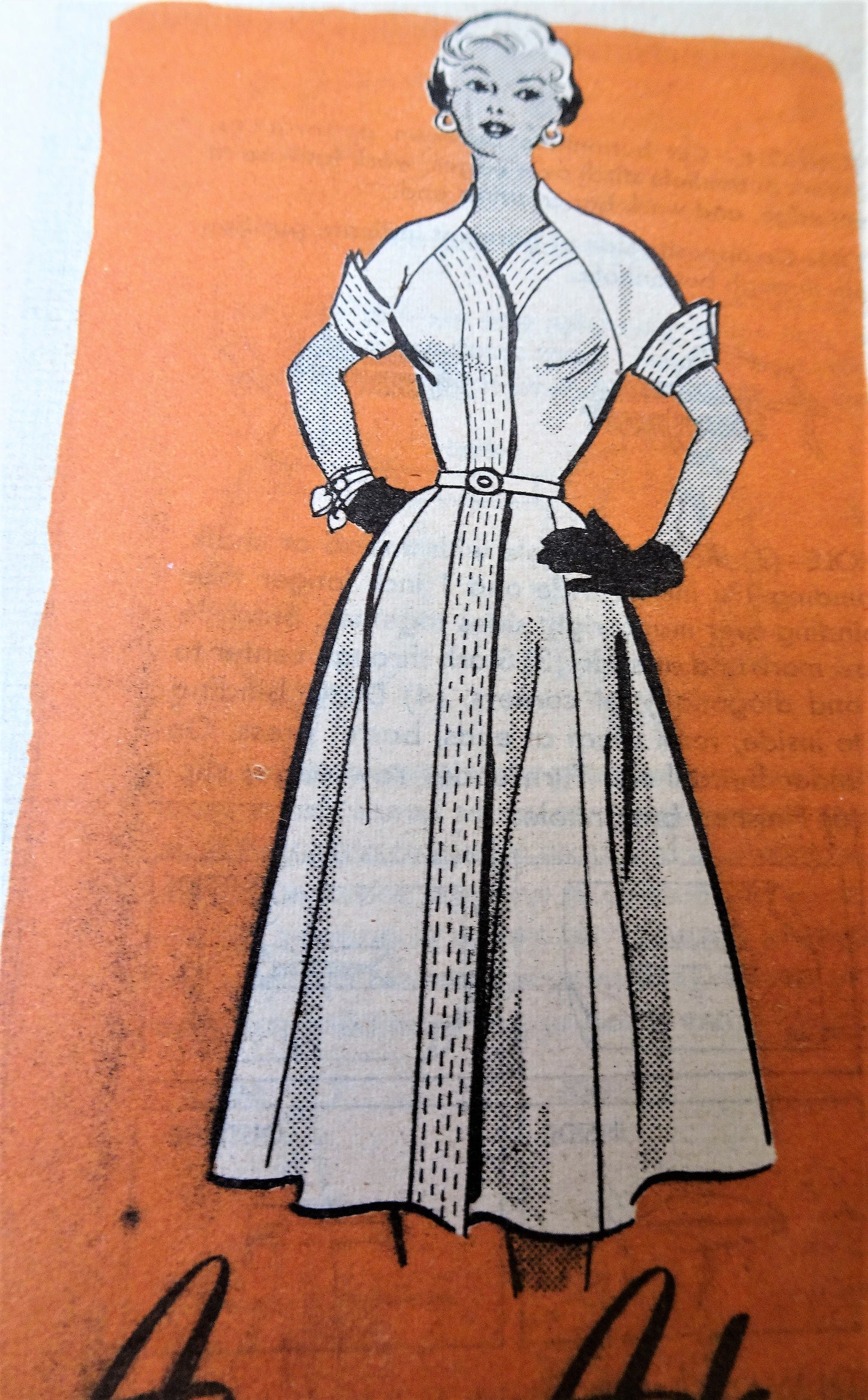 1950s LOVELY Dress Pattern ANNE ADAMS 4552 Beautiful Day or After 5 Dress, Bust 32 Vintage Sewing Pattern FACTORY FOLDED