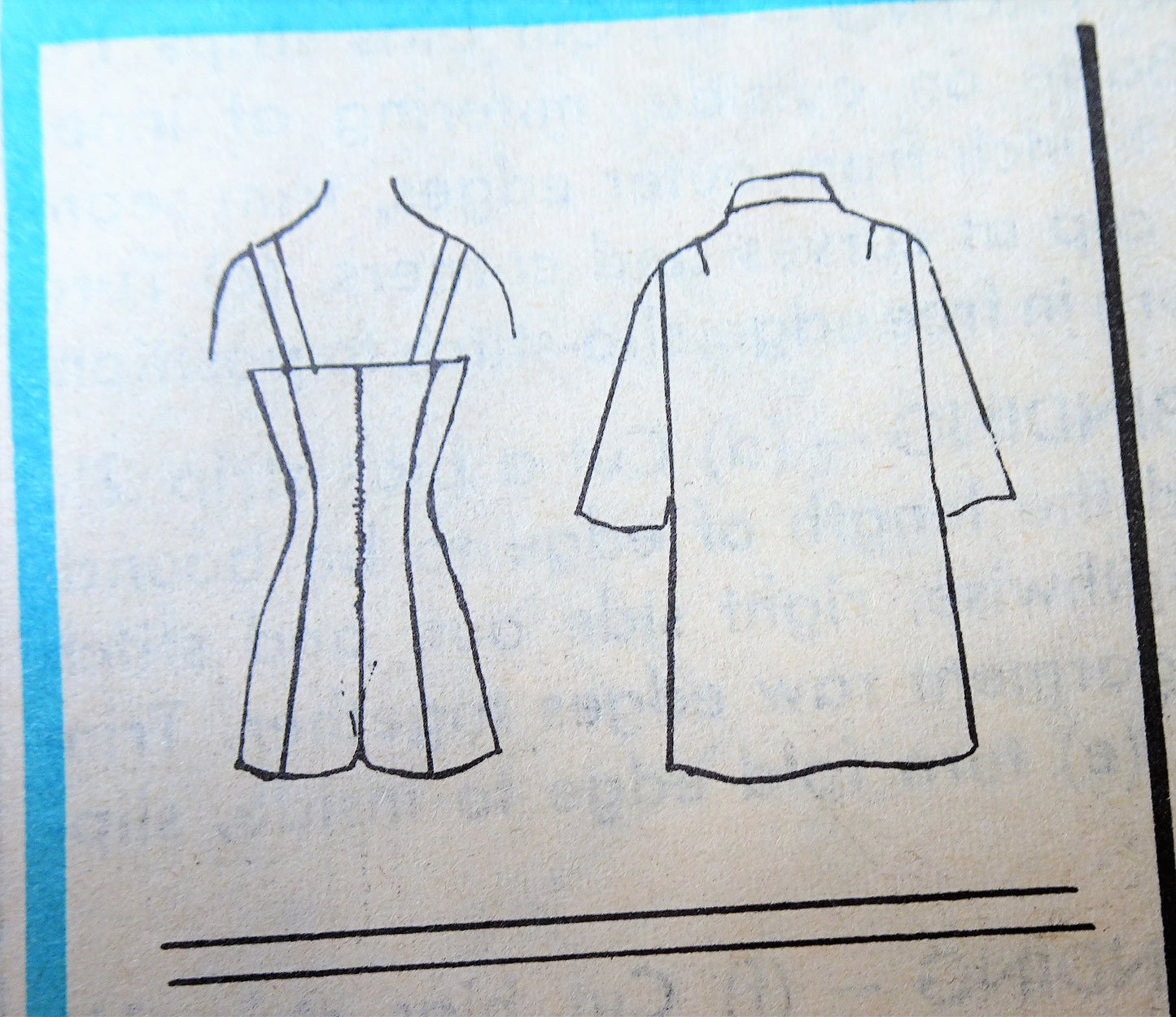 1950s CUTE Bathing Suit Playsuit and Beach Coverup Pattern ANNE ADAMS 4690 Figure Flattering Design Bust 39 Vintage Sewing Pattern