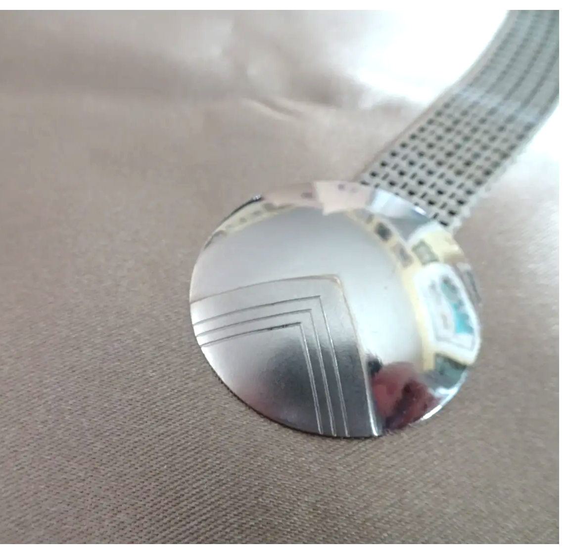STUNNING Art Deco Chrome Belt and Buckle, Classic Deco ,Wonderful Condition, Collectible Art Deco Accessories