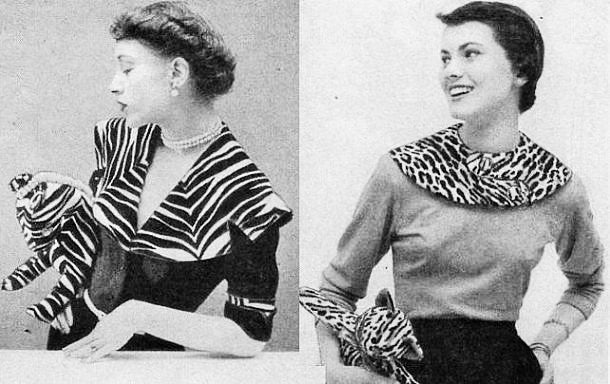 1950 DRAMATIC Large Collars and Cuffs Pattern McCALL 1552 Three Beautiful Styles One Size Vintage Sewing Pattern UNCUT