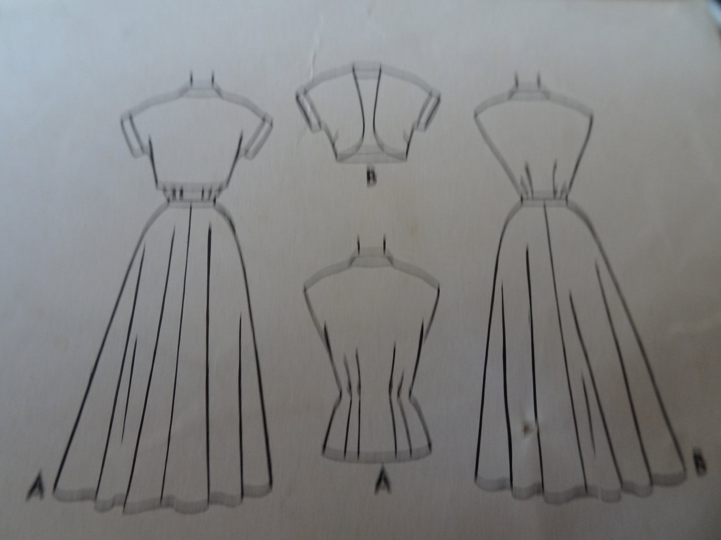 1950s LOVELY Full Skirt, Blouse and Bolero Jacket Pattern McCALLS 8871 Two Blouse Versions Bust 33 Vintage Sewing Pattern