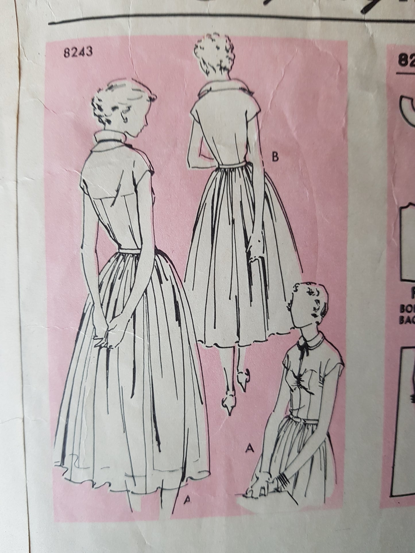 STUNNING Evening Party Dress Pattern SIMPLICITY Designers 8243 Two Beautiful Styles, Romantic and Striking, Bust 30 Vintage Sewing Pattern