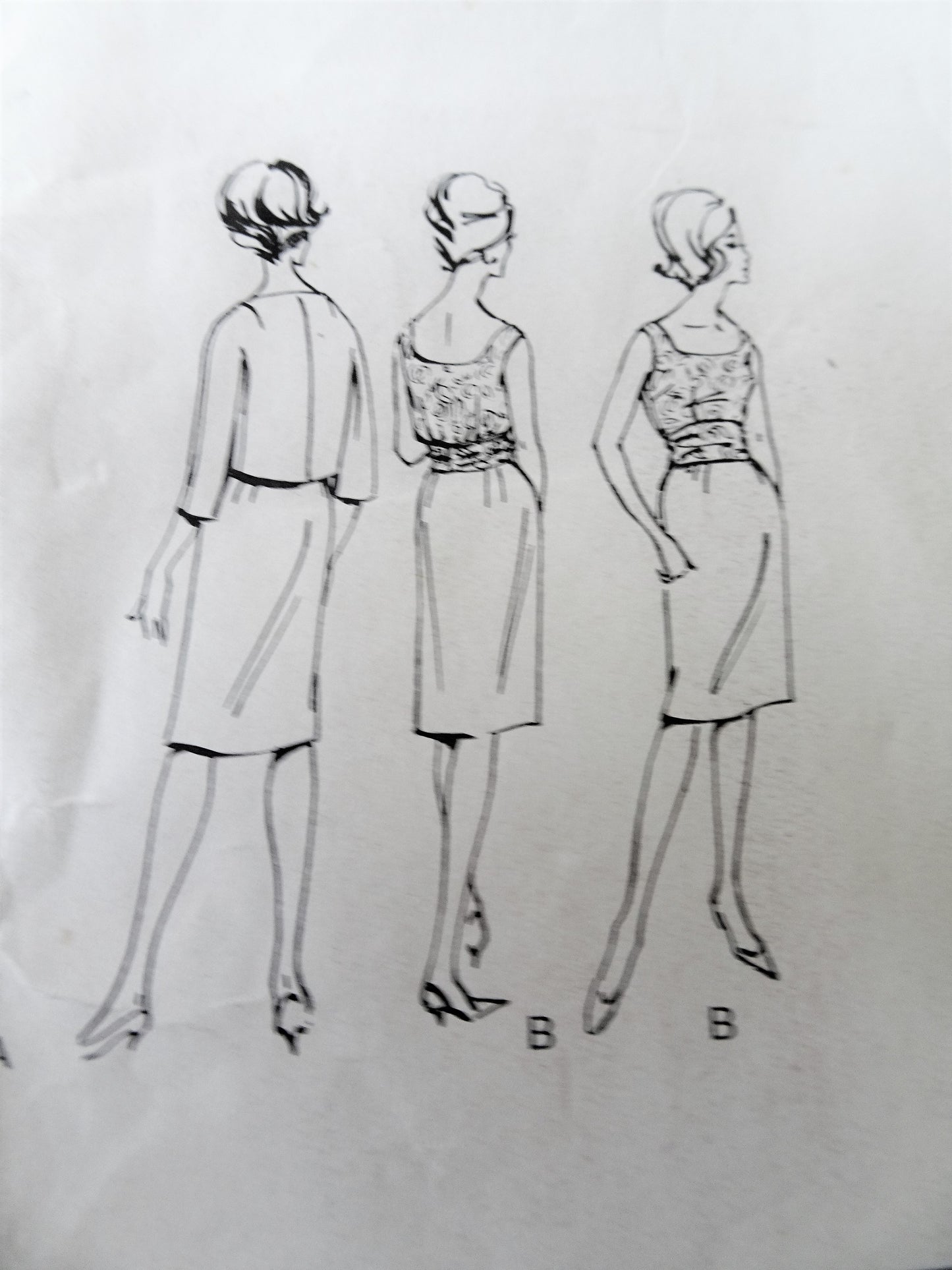 1960s RODRIGUEZ Cocktail Suit and Blouse Pattern VOGUE COUTURIER Design 1193 Stunning Jacket Design Glam Slim Skirt Tuck In Blouse Attached Cummerbund Belt Bust 32 Vintage Sewing Pattern