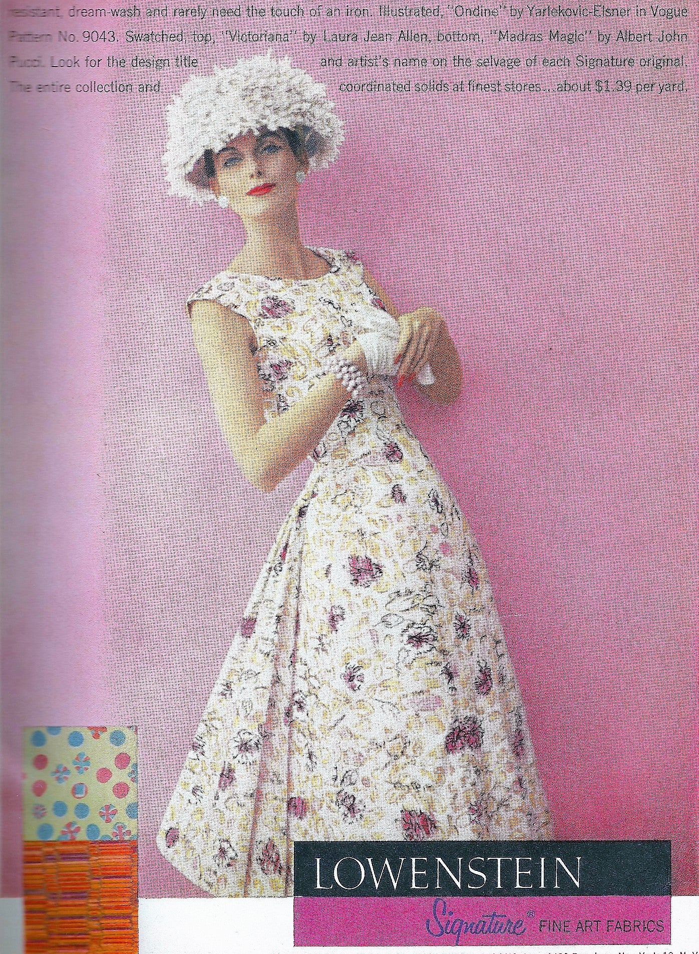1950s GORGEOUS Evening Party Dress Pattern VOGUE 9043 Lovely Gathered Back Panel and Bodice Drapery Bust 34 Vintage Sewing Pattern