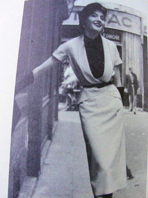 1950s JACQUES FATH Slim Dress Jacket and Gilet Pattern VOGUE PARIS ORIGINAL MODEL 1113 STUNNING Design Bust 32 Vintage Sewing Pattern