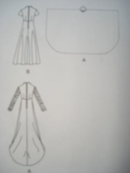 70s VOGUE COUTURIER PATTERN 1156 BEAUTIFUL  WEDDING GOWN BRIDAL DRESS VEIL, CAP  BELINDA BELLVILLE