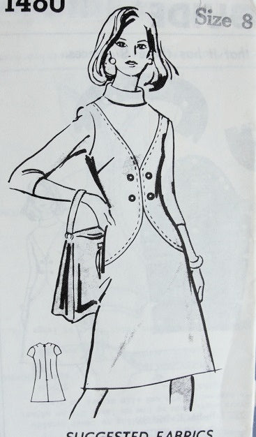 1970s A LINE DRESS PATTERN 2 STYLES