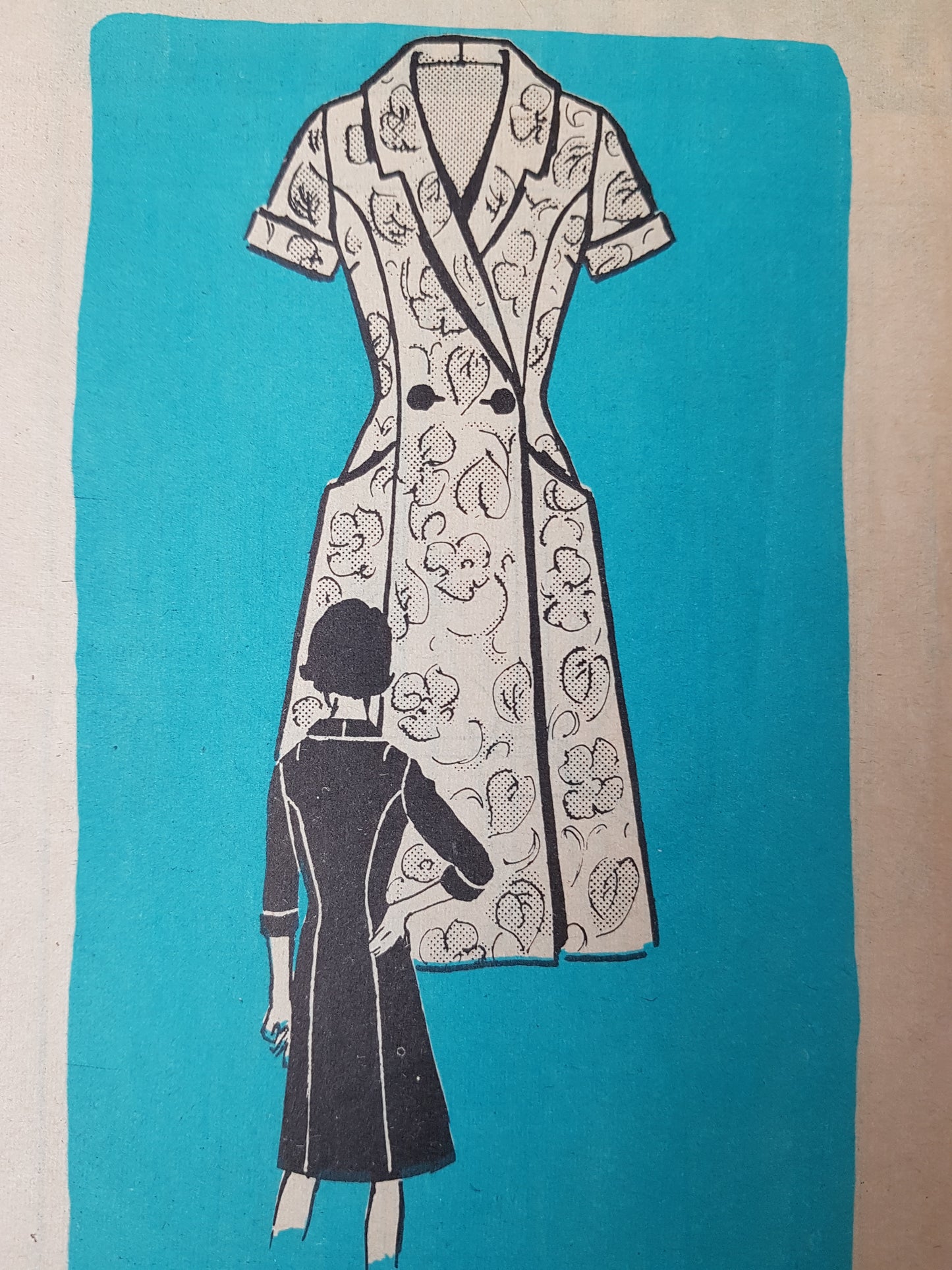 1960s CLASSY Dress Pattern ANNE ADAMS 4899 House or Day Dress, Stylish Figure Flattering Design, Bust 36 Vintage Sewing Pattern