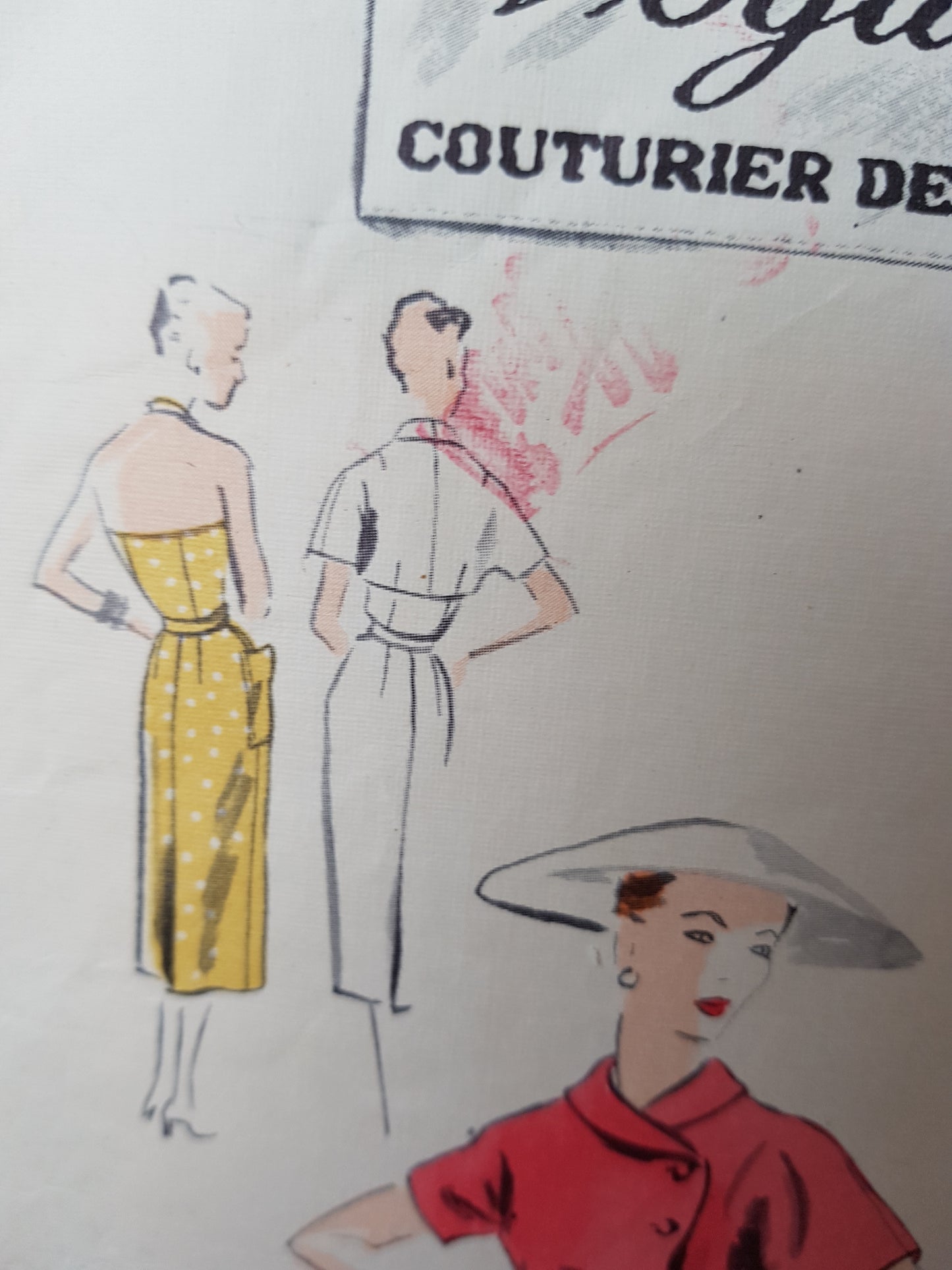 1950s GORGEOUS Slim Dress, Bolero and Stole Pattern VOGUE Couturier Design Halter Style Dress, Stunning Couture Details, Bust 30 Vintage Sewing Pattern