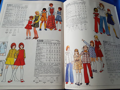 FABULOUS 1970s Vintage BUTTERICK Patterns Catalog Book - Fall 1975 Fashions - Featured Designers Betsey Johnson, Jane Tise, Kenzo, Daniel Hechter