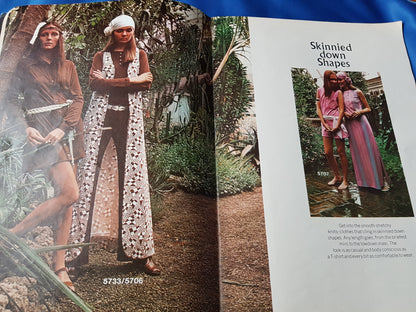 FABULOUS 1970s Vintage BUTTERICK Patterns Catalog Book -Summer 1970 Fashions - Featured Young American Designers-Chock Full of Fashions