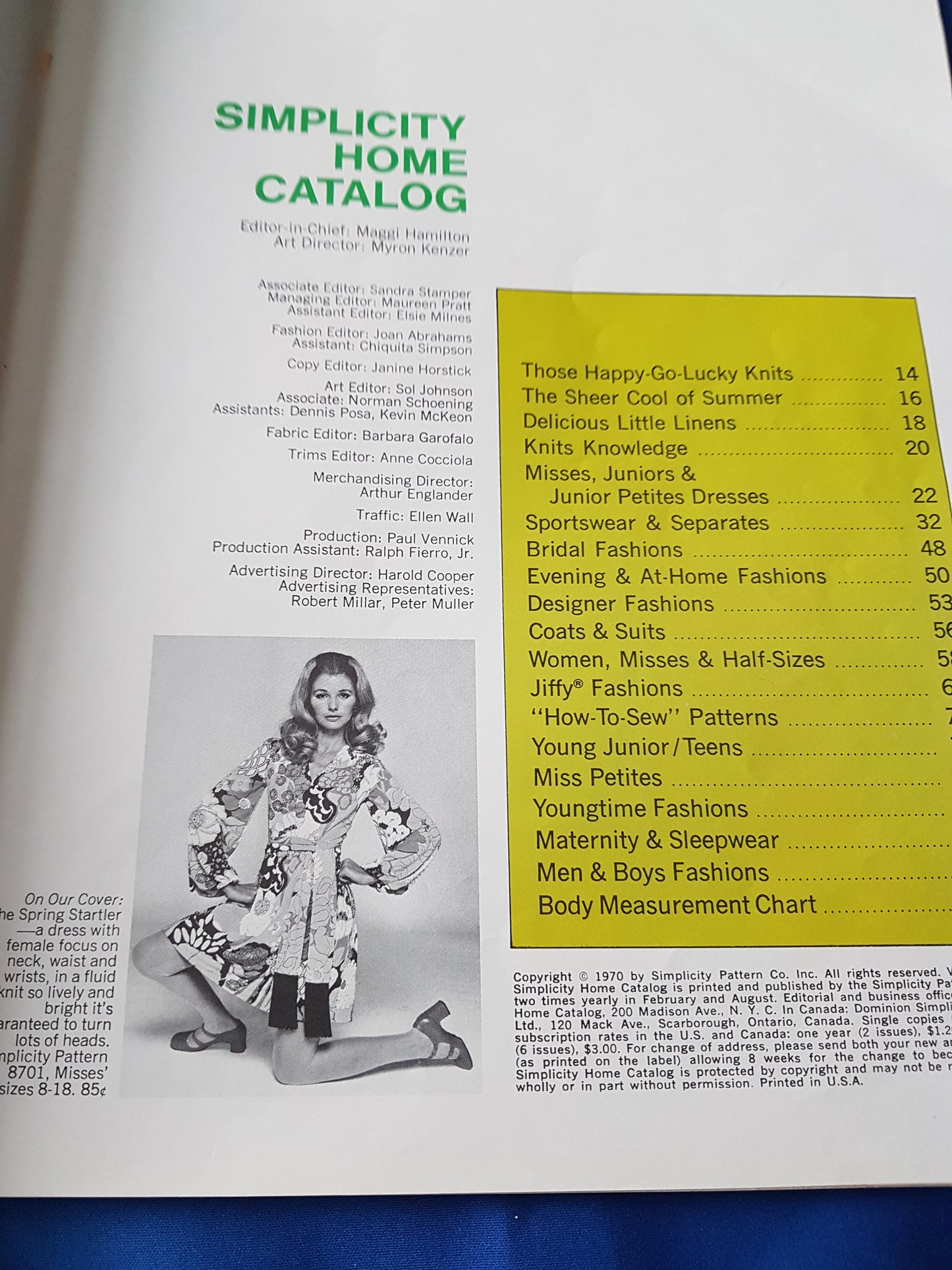 FABULOUS 1970s Vintage SIMPLICITY Patterns Catalog Book - Spring and Summer 1970 Fashions -Treasure Trove of Fashions