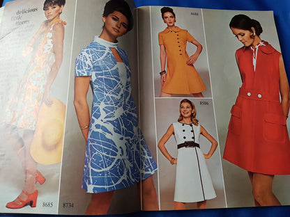 FABULOUS 1970s Vintage SIMPLICITY Patterns Catalog Book - Spring and Summer 1970 Fashions -Treasure Trove of Fashions