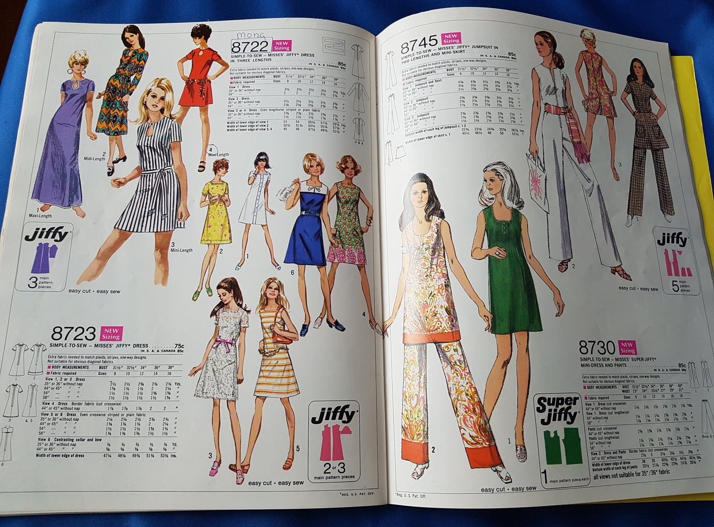 FABULOUS 1970s Vintage SIMPLICITY Patterns Catalog Book - Spring and Summer 1970 Fashions -Treasure Trove of Fashions