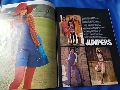 FABULOUS 1970s Vintage SIMPLICITY Patterns Catalog Book - Fall and Winter 1971 Fashions -Wonderful Catalog of Retro Fashions