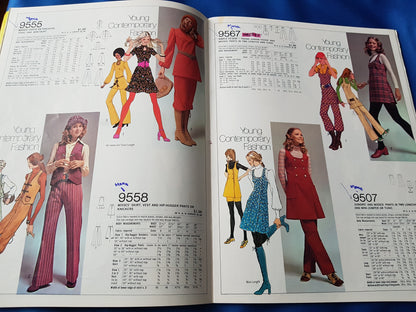 FABULOUS 1970s Vintage SIMPLICITY Patterns Catalog Book - Fall and Winter 1971 Fashions -Wonderful Catalog of Retro Fashions