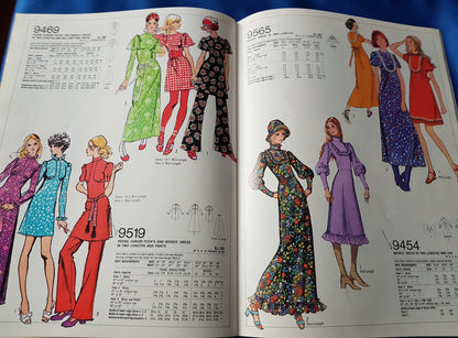 FABULOUS 1970s Vintage SIMPLICITY Patterns Catalog Book - Fall and Winter 1971 Fashions -Wonderful Catalog of Retro Fashions