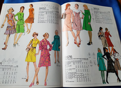 FABULOUS 1970s Vintage SIMPLICITY Patterns Catalog Book - Fall and Winter 1971 Fashions -Wonderful Catalog of Retro Fashions