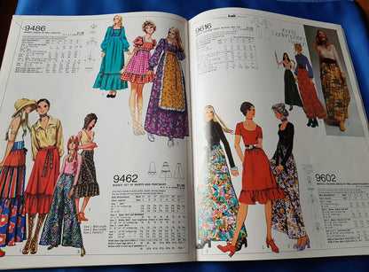 FABULOUS 1970s Vintage SIMPLICITY Patterns Catalog Book - Fall and Winter 1971 Fashions -Wonderful Catalog of Retro Fashions
