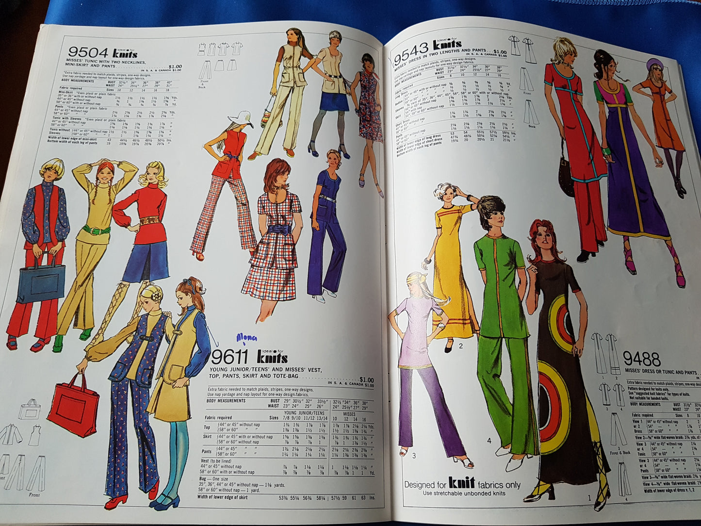 FABULOUS 1970s Vintage SIMPLICITY Patterns Catalog Book - Fall and Winter 1971 Fashions -Wonderful Catalog of Retro Fashions