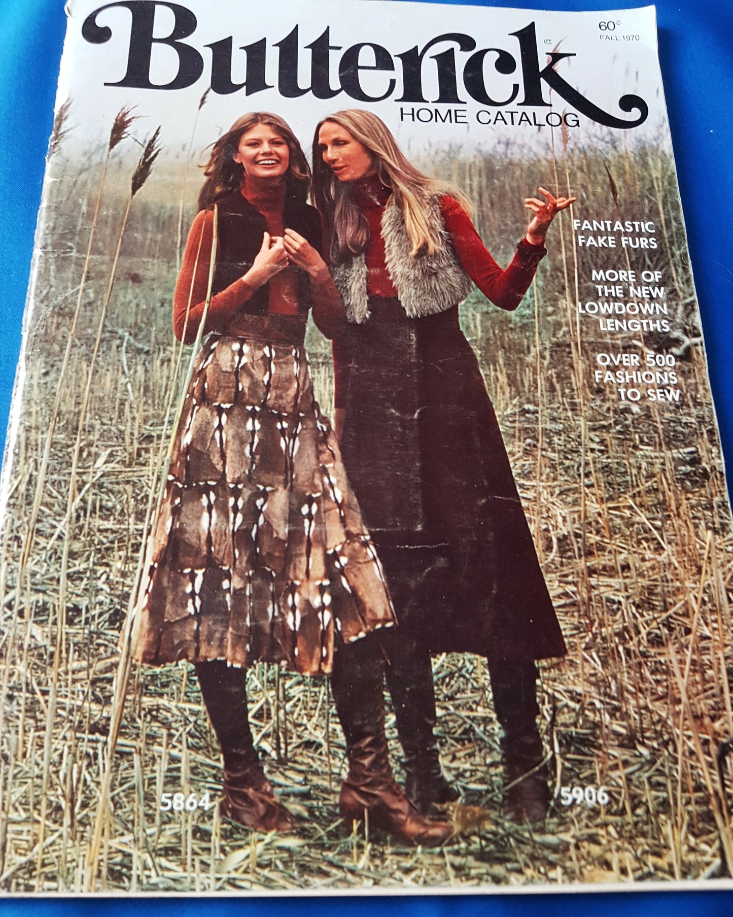 FABULOUS 1970s Vintage BUTTERICK Patterns Catalog Book - Fall 1970 Fashions - Featured Designer Mary Quant, Wonderful Vintage Fashions