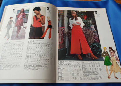 FABULOUS 1970s Vintage BUTTERICK Patterns Catalog Book - Fall 1970 Fashions - Featured Designer Mary Quant, Wonderful Vintage Fashions