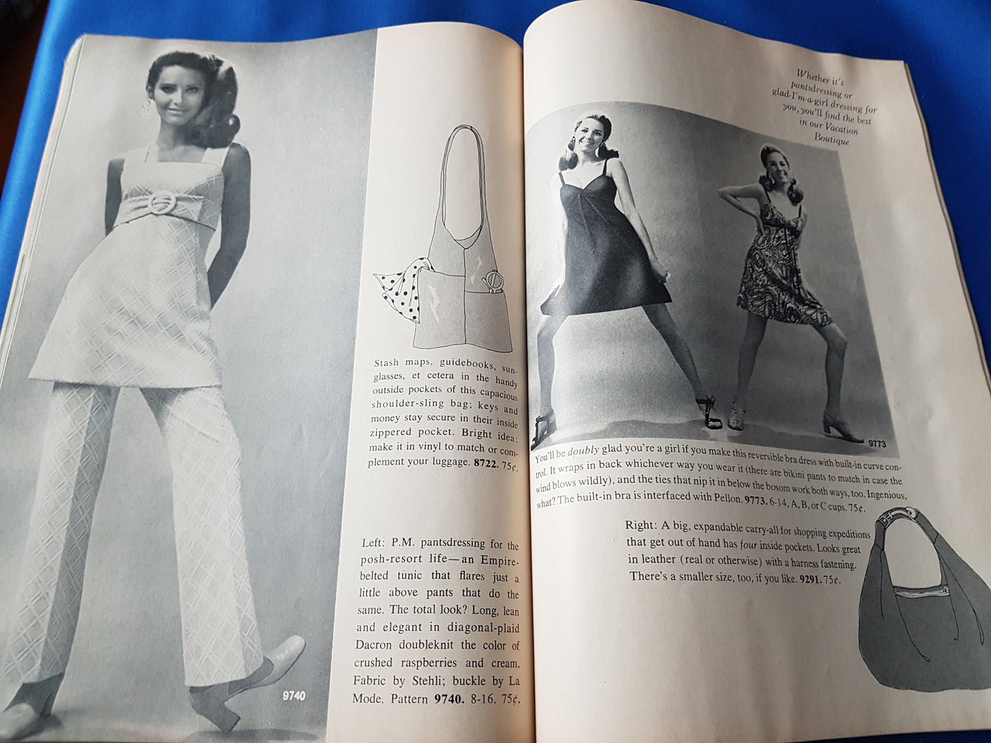 VINTAGE McCall's Pattern Fashions Catalog Summer 1969,Fabulous Fashion Pattern Photos, Features Anne Klein, Mollie Parnis, Vintage Pattern Catalog