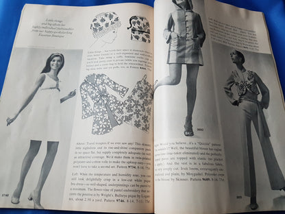 VINTAGE McCall's Pattern Fashions Catalog Summer 1969,Fabulous Fashion Pattern Photos, Features Anne Klein, Mollie Parnis, Vintage Pattern Catalog