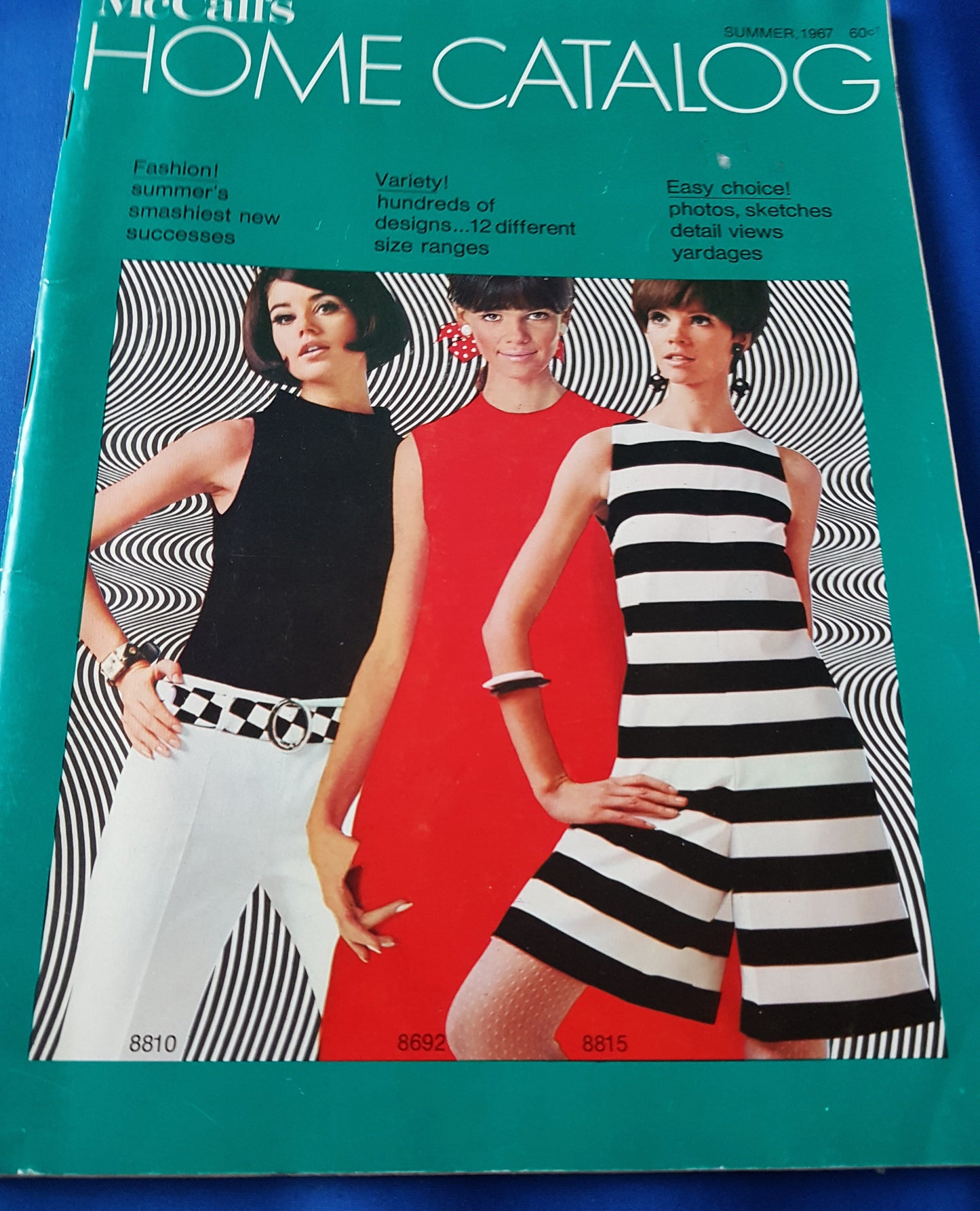 FABULOUS 1960s Vintage McCALL'S Patterns Home Catalog Book -Summer 1967 Fashions - Featured American Designers, Wonderful Mod Fashions