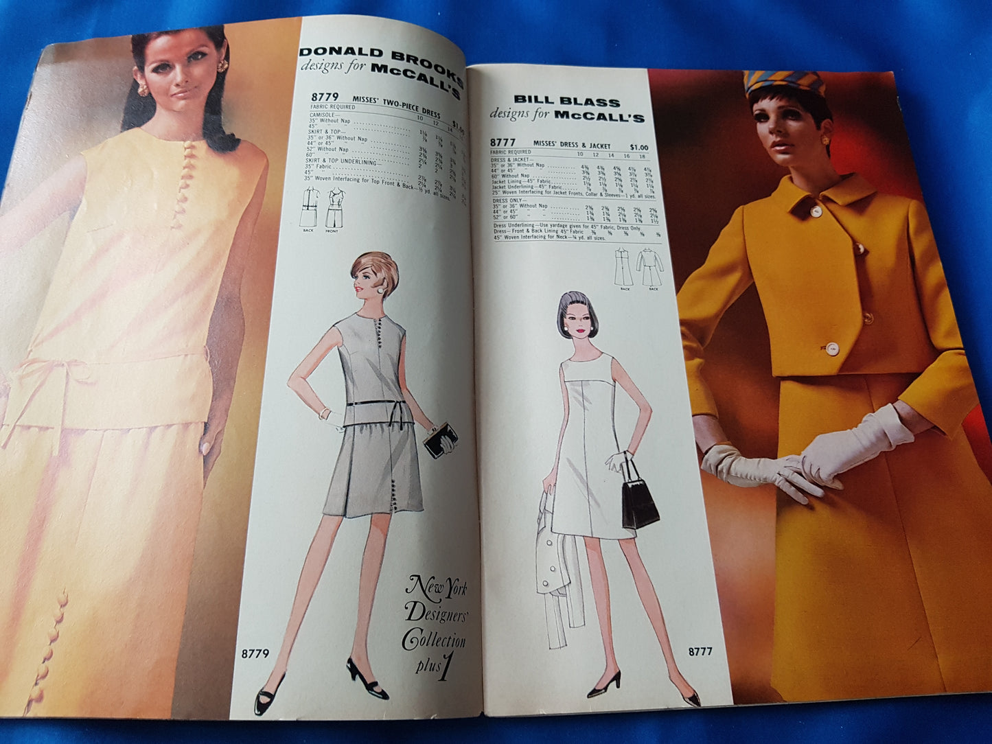 FABULOUS 1960s Vintage McCALL'S Patterns Home Catalog Book -Summer 1967 Fashions - Featured American Designers, Wonderful Mod Fashions