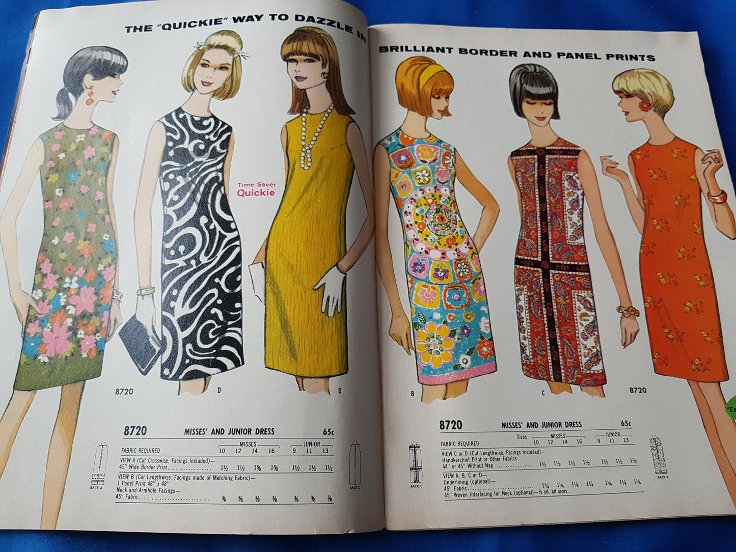 FABULOUS 1960s Vintage McCALL'S Patterns Home Catalog Book -Summer 1967 Fashions - Featured American Designers, Wonderful Mod Fashions