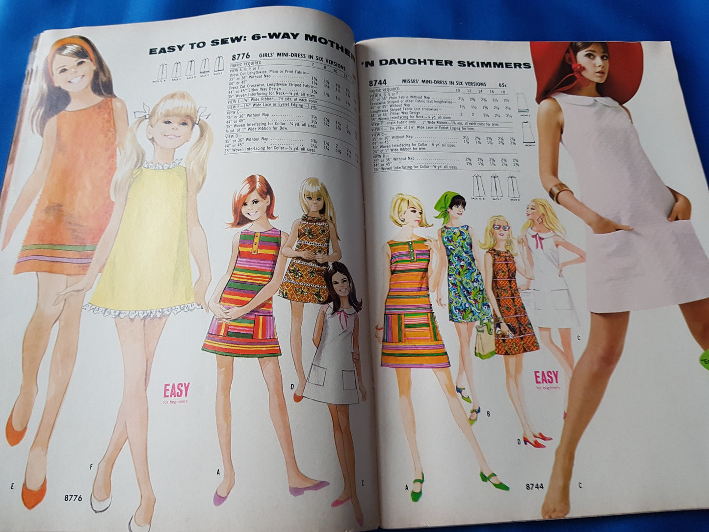 FABULOUS 1960s Vintage McCALL'S Patterns Home Catalog Book -Summer 1967 Fashions - Featured American Designers, Wonderful Mod Fashions