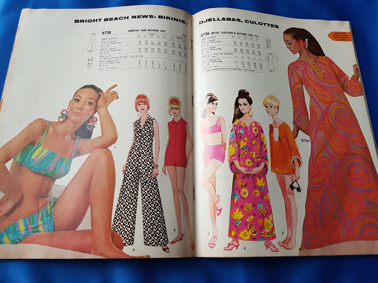 FABULOUS 1960s Vintage McCALL'S Patterns Home Catalog Book -Summer 1967 Fashions - Featured American Designers, Wonderful Mod Fashions
