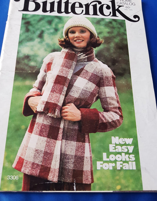 FABULOUS 1970s Vintage BUTTERICK Patterns Catalog Book - Fall 1973 Fashions - Featured Designers Willi Smith, Betsey Johnson Alley Cat, Wonderful Vintage Fashions