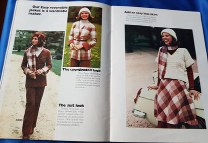 FABULOUS 1970s Vintage BUTTERICK Patterns Catalog Book - Fall 1973 Fashions - Featured Designers Willi Smith, Betsey Johnson Alley Cat, Wonderful Vintage Fashions