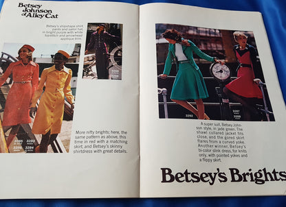 FABULOUS 1970s Vintage BUTTERICK Patterns Catalog Book - Fall 1973 Fashions - Featured Designers Willi Smith, Betsey Johnson Alley Cat, Wonderful Vintage Fashions
