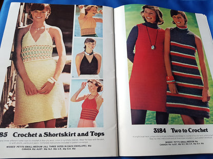 FABULOUS 1970s Vintage BUTTERICK Patterns Catalog Book - Fall 1973 Fashions - Featured Designers Willi Smith, Betsey Johnson Alley Cat, Wonderful Vintage Fashions