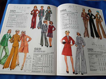 FABULOUS 1970s Vintage SIMPLICITY Patterns Home Catalog Book - Fall and Winter 1973 Fashions -Wonderful Catalog of Retro Fashions