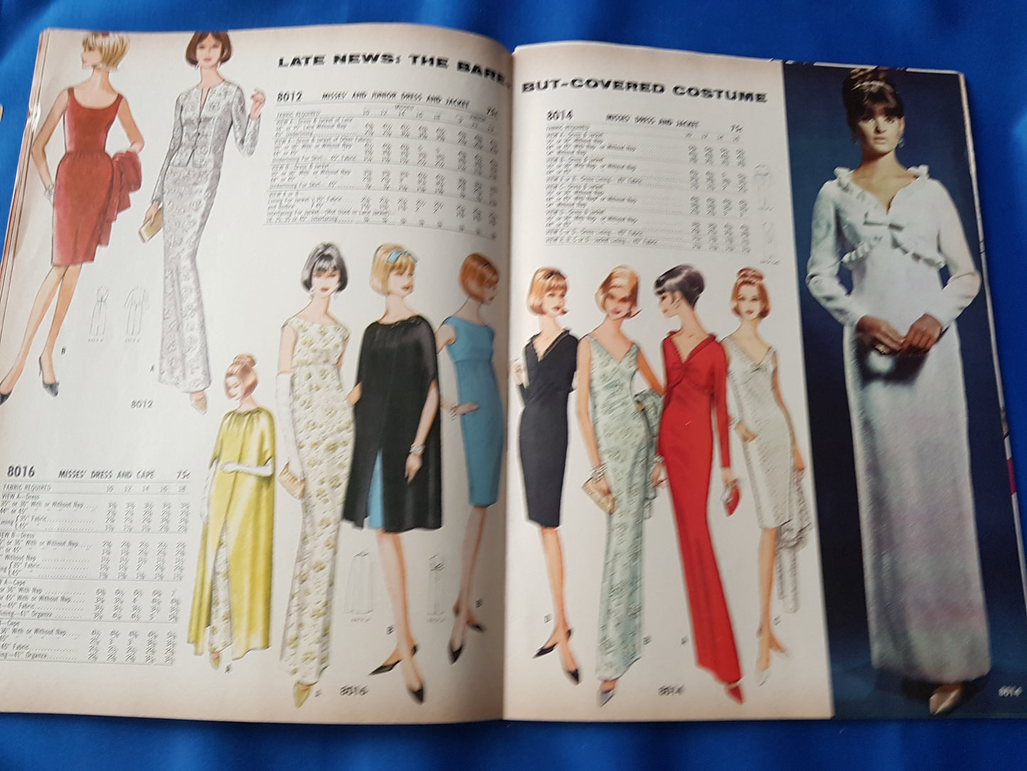 FABULOUS 1960s Vintage McCALL'S Patterns Home Catalog Book -Fall Winter 1965-66 Fashions - Featured American Designers, Wonderful Fashions
