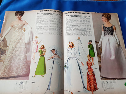 FABULOUS 1960s Vintage McCALL'S Patterns Home Catalog Book -Fall Winter 1965-66 Fashions - Featured American Designers, Wonderful Fashions