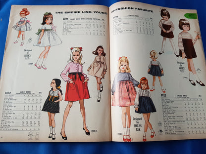 FABULOUS 1960s Vintage McCALL'S Patterns Home Catalog Book -Fall Winter 1965-66 Fashions - Featured American Designers, Wonderful Fashions
