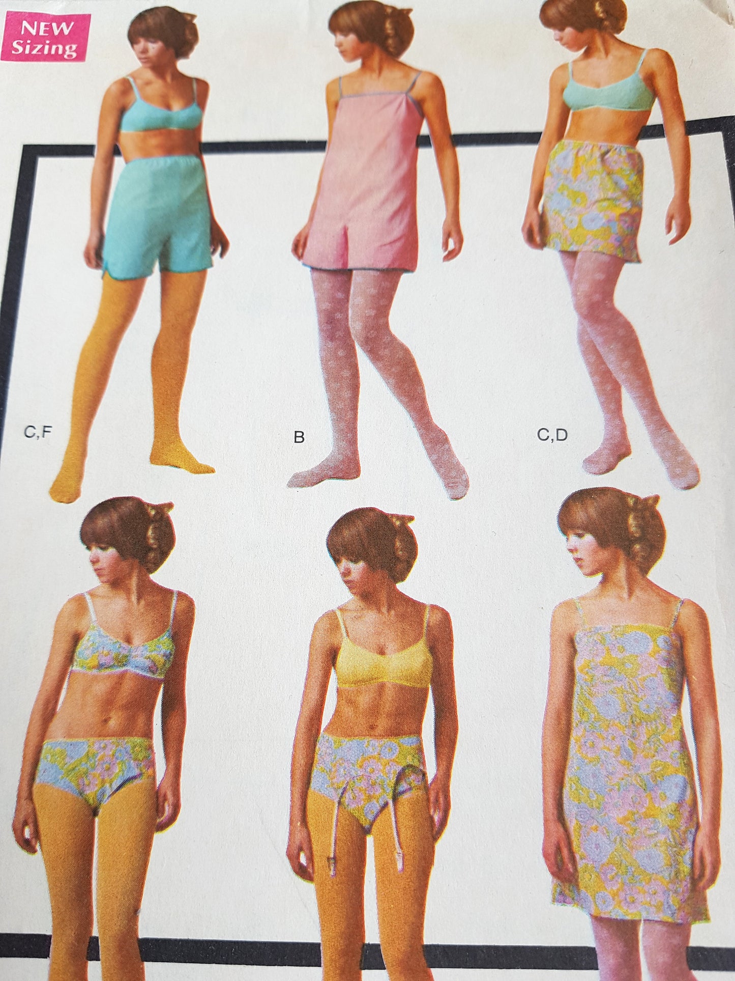 1960s FABULOUS Lingerie Wardrobe Pattern McCALL'S 9176 Size 8 Vintage Fashion Sewing Pattern FF
