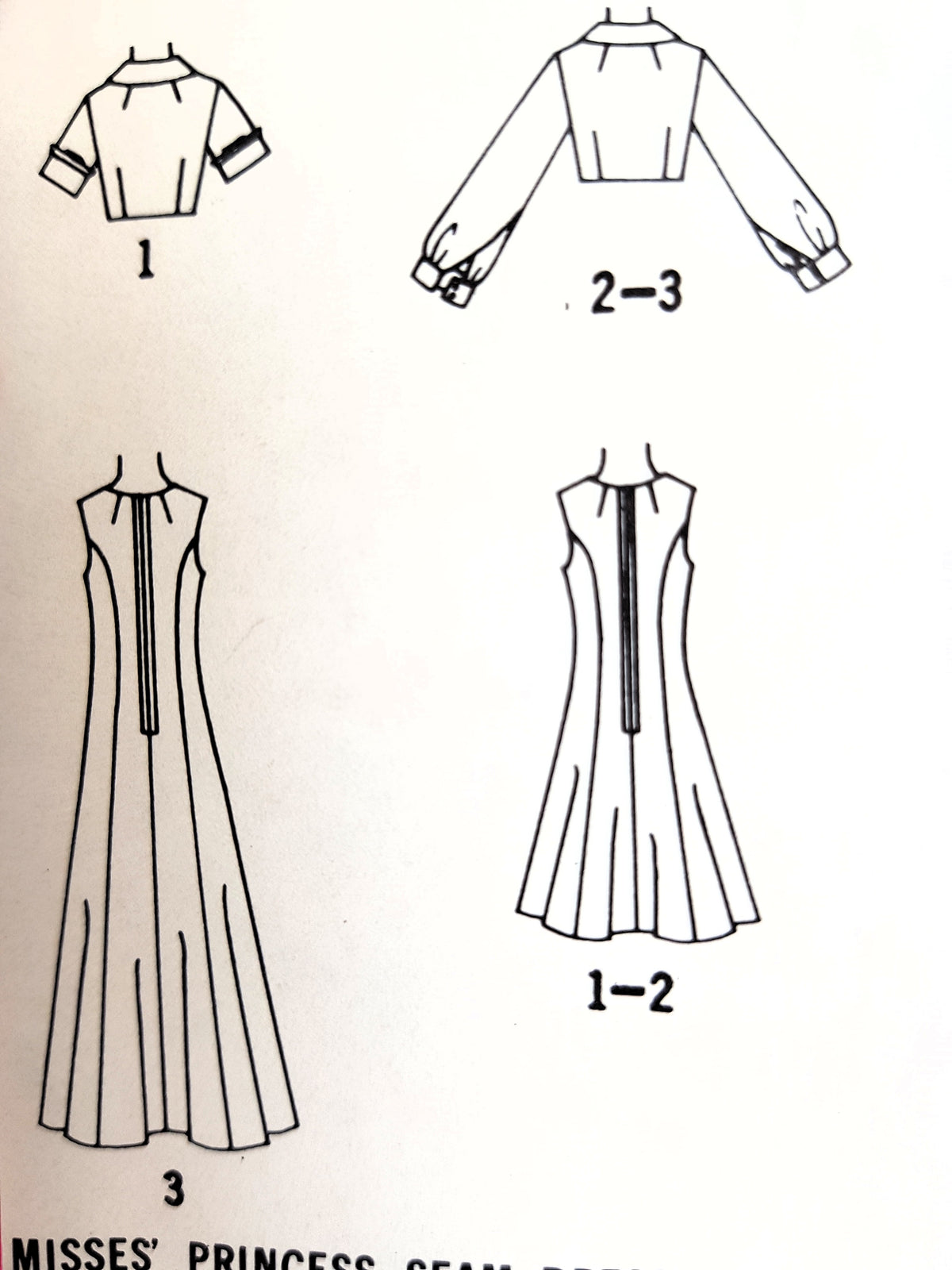 1970s FAB Princess Seam Dress and Jacket Pattern SIMPLICITY 6761 Regular or Maxi Length Dress Bust 32-1/2 Vintage Sewing Pattern